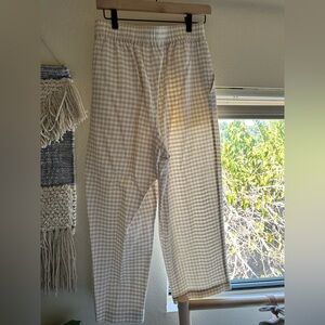 Madewell Beige Textured Trousers